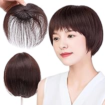 Amazon.co.jp: GFun 部分ウィッグ ヘアピース 頭頂部 女性用